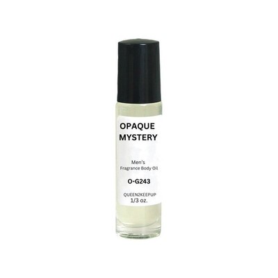 Opaque Mystery (Men) Body Oil 10 ml Fragrance All Natural 1/3 oz Roll-On Scent