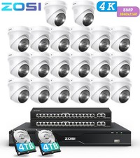 ZOSI C2258 32CH 4K PoE Security Camera System 8MP Spotlight Outdoor IP Cameras