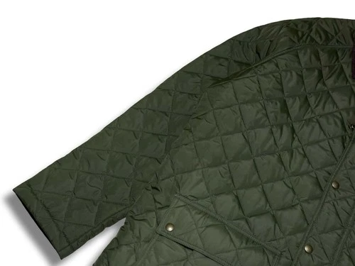 NWT! Lands End Quilted Jacket Mens XL Green Primaloft Corduroy Collar Chore Coat image 6