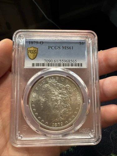 1879-O Morgan Silver Dollar MS61 PCGS