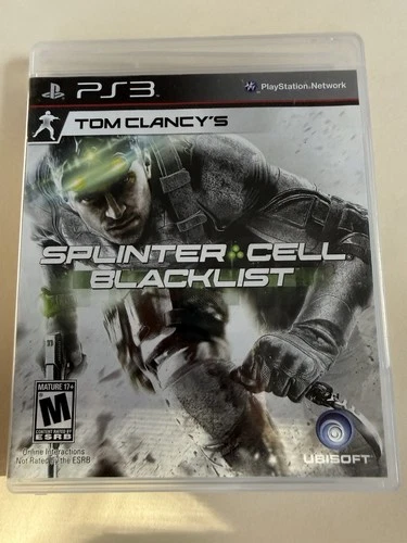 Tom Clancy's Splinter Cell Blacklist PS3 Ubisoft 2013 Action Shooter M NTSC-U/C