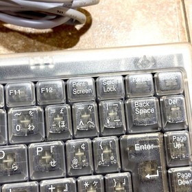 Dreamcast Clear Keyboard HKT-4000 Transparent Skeleton Official SEGA Region FREE