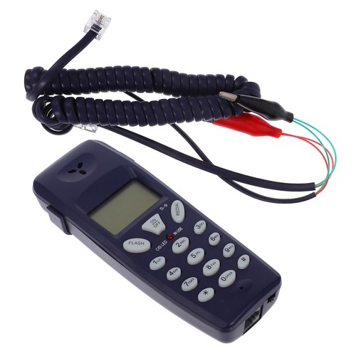 Tester Telefonico Telefono Fisso Con Cordone Per Cavi Telefonici - Zdjęcie 5 z 12