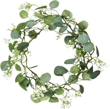 Artificial Eucalyptus Garland 2-Pack 5.57Ft Gypsophila Vine Wedding