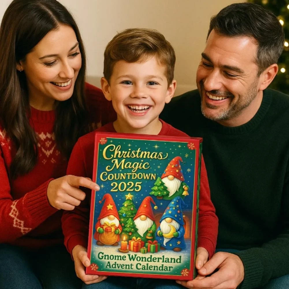 Christmas Advent Calendar Holiday Blind Box Dwarf Acrylic Christmas Flat Penda',