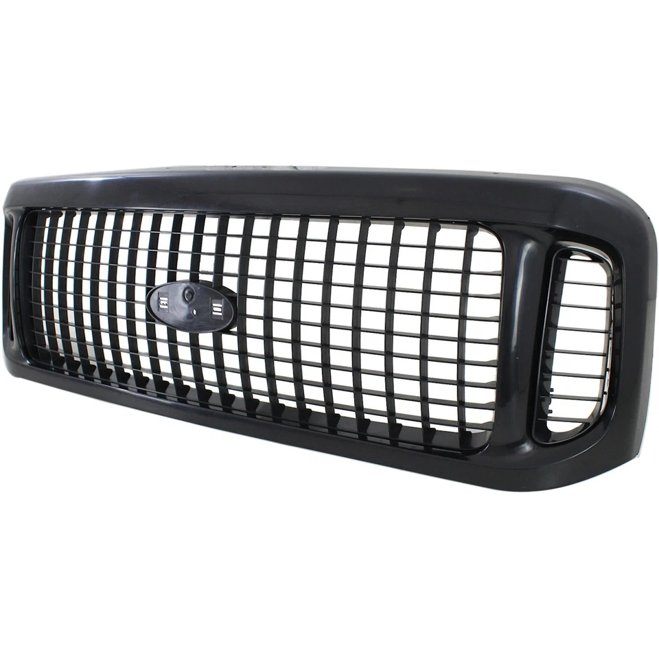 Grille For 2001 Ford Excursion Black Shell w/ Gray Insert Plastic - Image 2 of 4