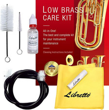 Low Brass ALL-INCLUSIVE Cleaning Kit with Instructions: Valve Oil  Slide Grease