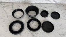 Vintage Kamera-Zubeh&ouml;r Konvolut Gegenlichtblenden & Deckel