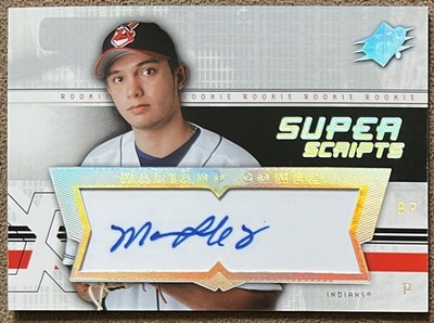 2004 SPx Super Scripts Rookie Autograph Mariano Gomez P-87 #SU-MG Cleveland Auto