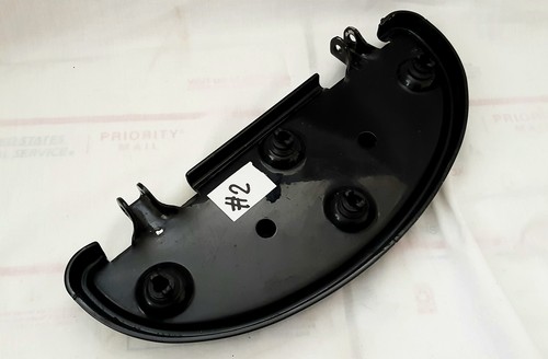 OEM Harley-Davidson Black Half-Moon Rider Footboard -Only One- - Foto 5 di 6