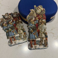 Vintage Die-Cut Santa Claus Decoration