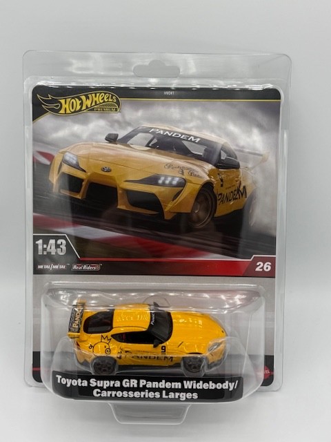 ホットウィール　TOYOTA SUPRA GR PANDEM WIDEBODY HOT WHEELS PREMIUM SCALE 1:43 TOYOTA SUPRA PANDEM WIDEBODY