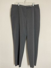 LAUREN RALPH LAUREN WOMEN'S Poly Blend Pants Size 18W Color Dark Grey