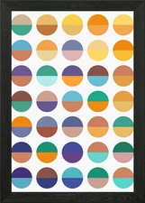 Colorful set Framed Wall Art Poster Canvas Print Picture