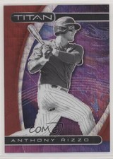 2021 Panini Chronicles Titan Ruby Wave Prizm /199 Anthony Rizzo #1 7fq