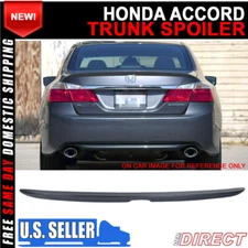 Fits 13-17 Accord 9th OE Style Trunk Spoiler Painted Modern Steel Metallic ABS