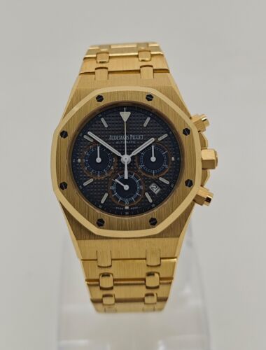 Audemars Piguet Rare Royal Oak Kasparov Chronograph 18K Yellow Gold Mens Watch - Picture 2 of 8