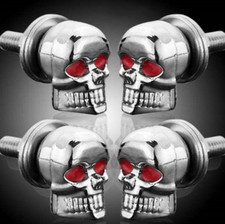 Motorcycle Modification Part Modified Retro Classic Skull Decorative Screw Plate