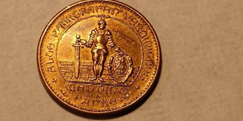 15 WERT MARKE WEDDING RIVER PANKE BRADENBURG BERLIN GERMANY OLD GUARD TOKEN COIN