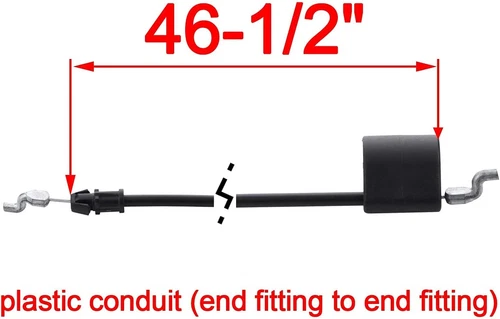 4PCS 183281 Lawn Mower Throttle Cable for Craftsman 917 Husqvarna 7021P Poulan - Picture 4 of 9