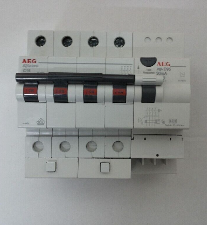 AEG Elfa VHFI 40/0,03 - 4 SK 40A Interruttore Di Protezione Corrente Di - Foto 4