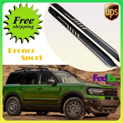 Passt für Bronco Sport 2021-2024 Fixed Running Board Side Step Pedal Nerf Bar