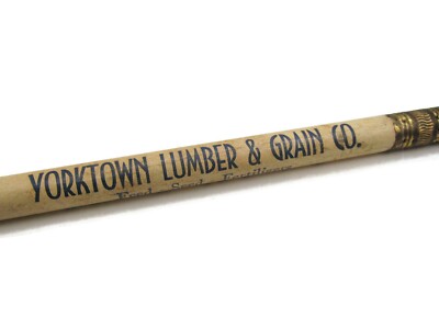 Yorktown Lumber & Grain Co Tampico Ill Advertising Pencil Vintage