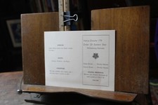 Williamsburg KY Order Eastern Star Capitolo n. Bollettino 179 Venere 1964-1965