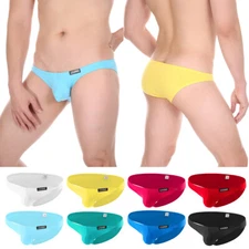 Men Cotton Brief Sexy Underwear Thongs Underwear Low Rise Panties Shorts