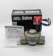 Lawn Genie 54004 24V ac Female Electric In-Line Valve 1 in.  NEW IN BOX