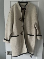 Geiger Tyrol Wool Jacket Blue-eu 40/us L, Austrian Tyrol Wool Coat Ivory