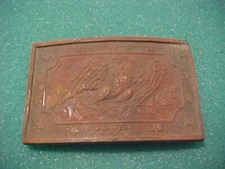 PRE CIVIL WAR MILITIA BELT BUCKLE PLATE REPLICA HEAVY