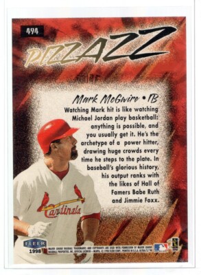 1998 Ultra #494 Mark McGwire PZ | eBay