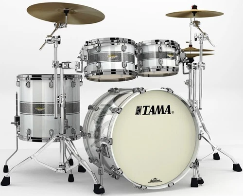 TAMA Starclassic Maple Drumset MA42TZBNS-SSR Black Nickel HW 22"/10"/12"/16" 