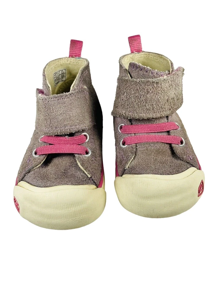 Zapatillas deportivas Keen Coronado de caña alta rosa púrpura gamuza talla 4 niño pequeño sin marcas Foto 3 de 4