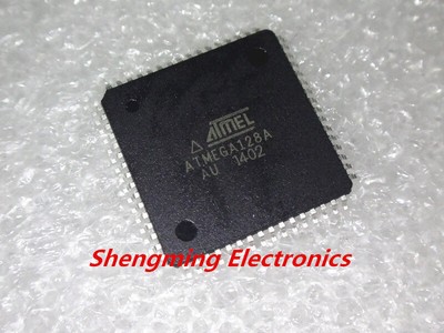 10PCS ATMEGA128A-AU QFP-64 8-bit   NEW IC #W7*