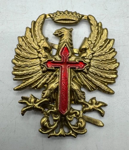 New ListingSpanish Fascist Franco Cap Helmet Insignia Civil War Military Tanker Post WW2