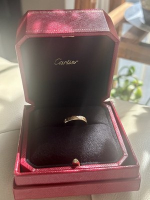 Cartier New Happy Birthday Ring in Rose Gold Size 49/ US 5 