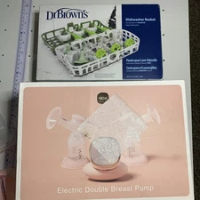 NCVI Double Electric Breast Pump AM8782-US Portable OPEN BOX + Dr Brown’s Gift