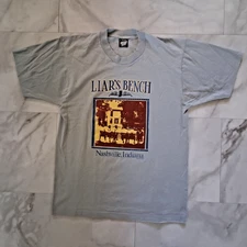 1992 Top It Off "Liar's Bench" Vintage Single Stitch Shirt Screen Stars Best Tag