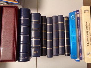 12 Stück Münzalben für hunderte verschiedene Münzen KMS etc.