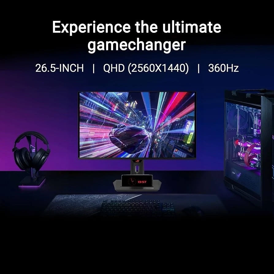 ASUS - ROG Strix XG27ACDNG 27" 2K OLED 360Hz 0.03ms Gaming Monitor BRAND NEW - Image 2 of 4