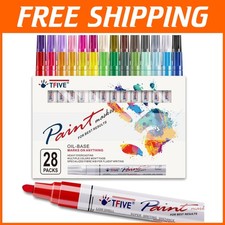 28 Color Oil-Based Paint Marker Set