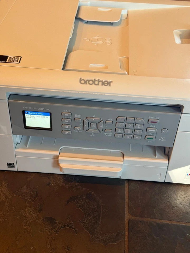 Brother INKvestment MFC-J4335DW Print Scan Copy Fax WiFi + Ink ONLY 4032 PAGES! - Image 4 of 4
