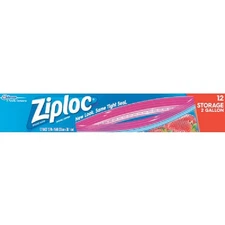 Ziploc 2 Gal. Double Zipper Food Storage Bag (12-Count) 01143 12 Count (Pack of
