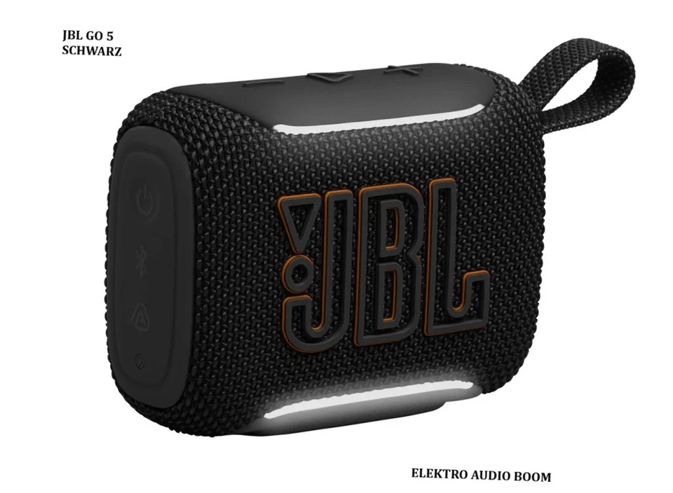 JBL GO 5 SCHWARZ TRAGBARER BLUETOOTH LAUTSPRECHER RÜCKLÄUFER ⚫⚫⚫⚫✨✨⚫⚫ - Bild 1 von 1