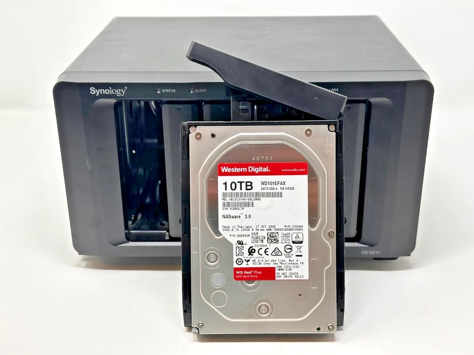 Synology DS1621+ 6-Bay NAS, AMD Ryzen Quad-Core,  Up to 260TB + 10TB HDD - Image 4 of 4