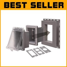 High-Impact Polycarbonate Outlet Cover, Mounting Hardware