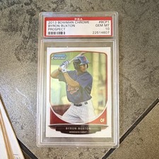 Bowman 2013 Bowman Chrome Prospects Byron Buxton #BCP1 PSA 10 Twins