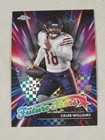2025 Topps Chrome CALEB WILLIAMS #FS-1 Future Stars X-Fractor - Chicago Bears